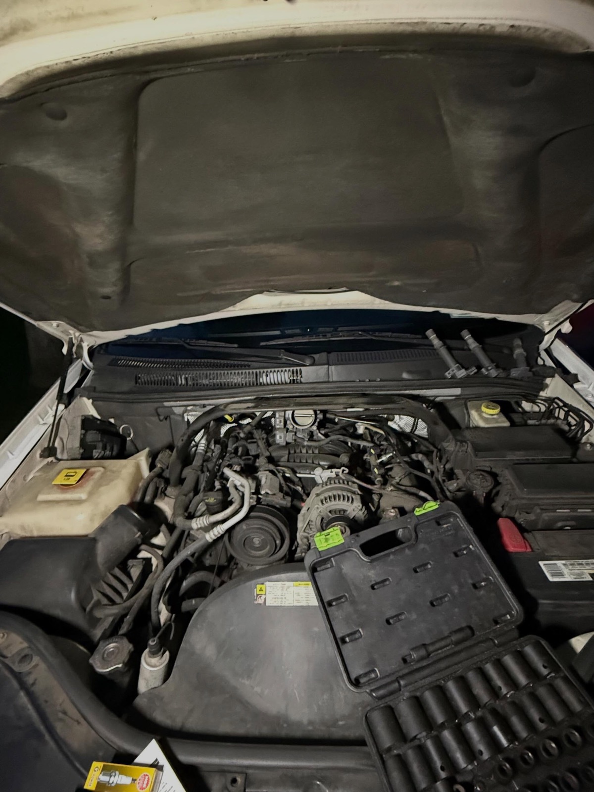 Engine bay work — performance and mechanical mods